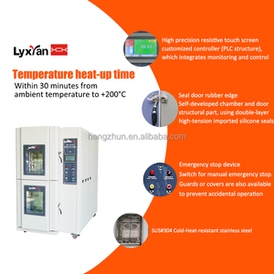 Lixian IEC 60068-2-14 Hot and Cold Control Impact <strong>Testing</strong> Phone Battery <strong>Temperature</strong> Thermal Shock Test Chamber