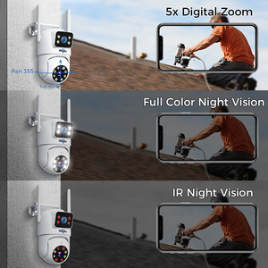 Grabadora de video en red de 3MP Vigilancia Kit NVR inalámbrico H.265 kit de cámara WiFi 4 8 Sistema de cámara CCTV de 16 canales - Product Image 2