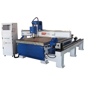 Hohe Konfiguration NC STUDIO MACH3 Control Holz CNC Maschine Preis heißer Verkauf 4 Achsen 3D LINTCNC CNC Router