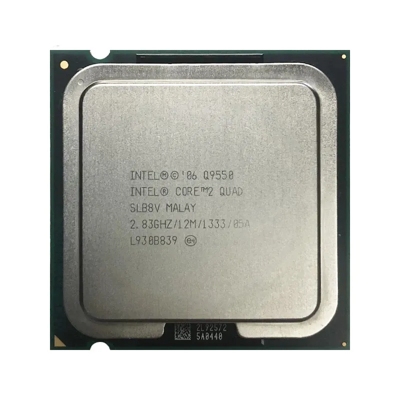 Intel Core 2 Quad Q9550 2.8 GHz dört çekirdekli İşlemci İşlemci 12M 95W 1333 LGA 775