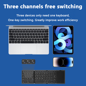 <strong>Touchpad</strong> Portable Three Folding Bluetooth <strong>Wireless</strong> IOS Android Tablet Phone Bluetooth <strong>Wireless</strong> Office <strong>Keyboard</strong> - Product Image 5