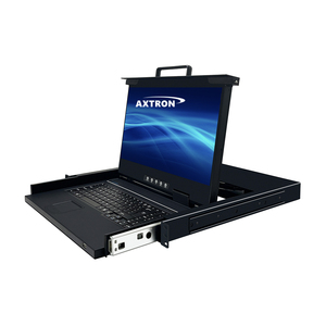 热键4K OSD控制1U机架安装抽屉，带8 VGA液晶Kvm开关，适用于17 17.3 18.5 19英寸设备就绪库存! - Product Image 1