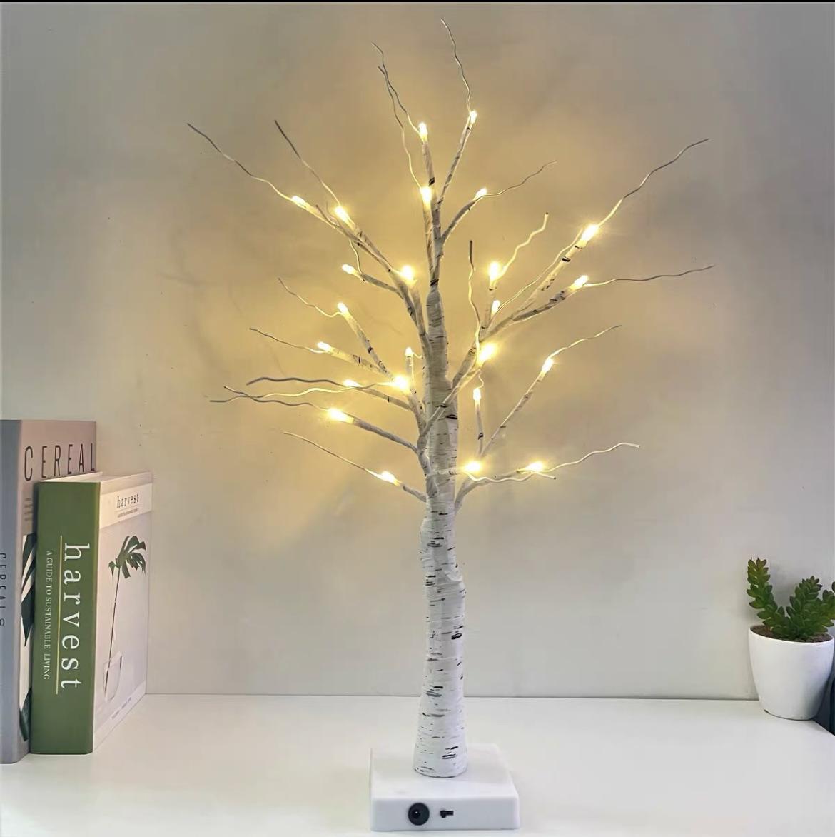 60CM-LED White Birch Light