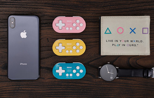 8Bitdo Eightbit Zero2 inalámbrico Bluetooth Mini controlador pequeño teléfono móvil computadora dibujo NS controlador de juegos
