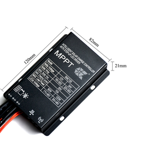 Precio de fábrica 12A MPPT controlador de carga solar de entrada dual para sistema solar de alumbrado público led 18V 210W - Product Image 6