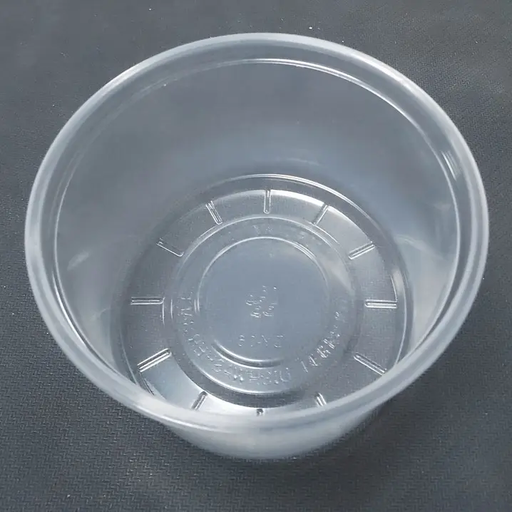 Microwave safe 16oz clear Disposable PP Plastic bowl cup with PP Lid for Soup Salad Juice Tea drinking Ice cream takeaway foods