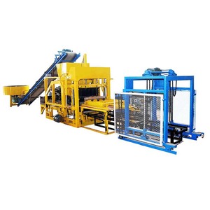 Qt4-20-máquina automática de bloques de hormigón, equipo de fabricación de bloques con apilador de bloques en México - Product Image 1