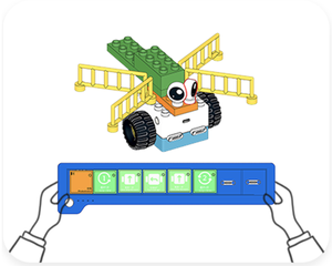 ICBlocks 1:8 Juego de bloques de codificación inteligente programable Modelo de juguete Bloques de construcción compatibles para ladrillos LGO para juego de ciencia preescolar - Product Image 3