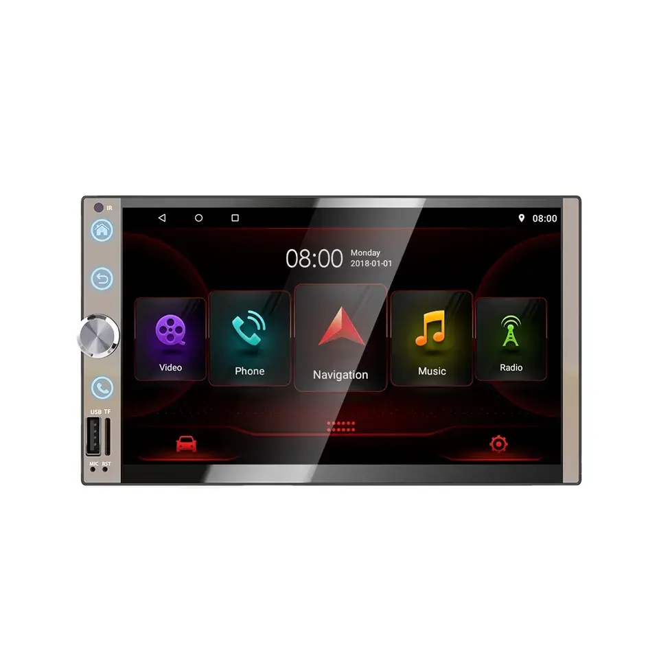 Универсальный автомобильный стереомагнитола Full Hd 2 Din 7 дюймов 2 Din Android 10 дюймов головное устройство автомобильный Dvd-плеер