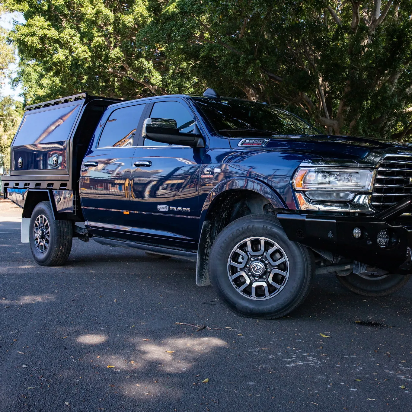 Auvent en aluminium double cabine simple plateau en aluminium Ute boîte à outils pour camion Ute