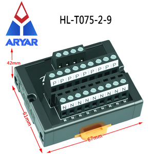 Bloque de terminales común de MWS-B3102, 2 canales a 9 canales, placa de alimentación, T075 - Product Image 1