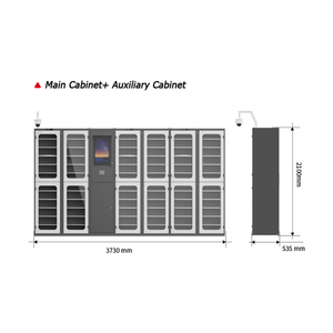 Armadietto per il tracciamento del codice elettronico armadietto per pacchi Android WIFI telecomando per la consegna dei pacchi in più lingue - Product Image 3
