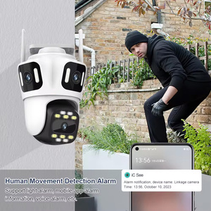 Wistino 12MP 6K Wireless Wifi <strong>Camera</strong> Three Lenses Two Way Voice Color Night Vision Wifi Security <strong>Camera</strong> - Product Image 6