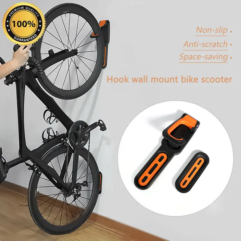 Superbsail Bike Wall Hook Holder Stand Practical Mountain Bicycle Wall Mounted Storage Rack Hanger Necessary Outdoor Cycling