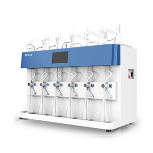 Alta precisione tavoletta dissoluzione Tester apparecchio con sei navi e pali macchina di prova automatica - Product Image 1