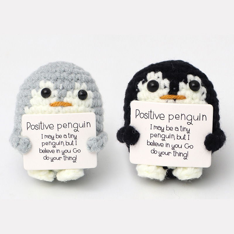Carte p gris couple noir pingouin