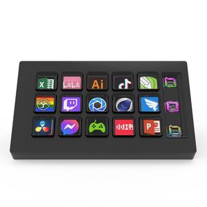 Teclado macro para juegos LCD de 15 teclas OEM con cable Compatible con Windows 7 y posteriores macOS 10,15 y posteriores - Product Image 1