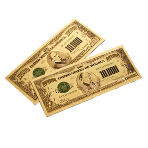 可收藏纪念美元澳元金箔纸币定制各种镀金纪念钞 - Product Image 6