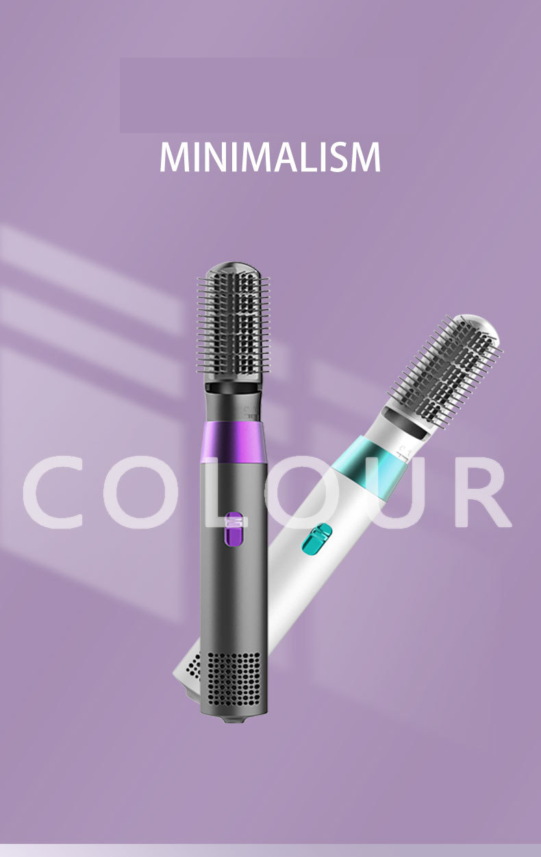 Factory sales multifunctional three-in-one curling iron straightening hair dryer hot air comb dry and wet comb 1000W for salon