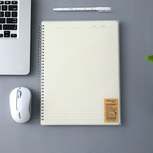 Bloc de notas de negocios para estudiante, planificador PP translúcido grueso, A4, cuaderno liso, regalo promocional - Product Image 4