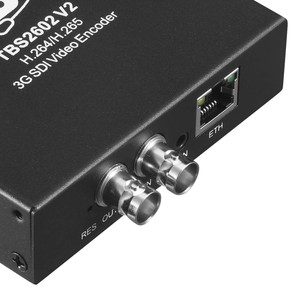 H.264 1Ch 1080P HD SDI ไปยัง IP Ethernet H.265 IPTV สตรีมมิ่งวิดีโอ Encoder - Product Image 2