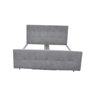 Toptan Competitive kadife döşemeli kutu yaylı yatak otel tarzı karyola iskeleti yatak kutusu ile yaylı yatak rekabetçi fiyata - Product Image 1