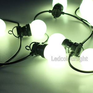 LCL acampamento ao ar livre Decoração Garden Bulb <span class=keywords><strong>String</strong></span> Light <span class=keywords><strong>LED</strong></span> DMX512 RGB <span class=keywords><strong>Pixel</strong></span> light DC24V