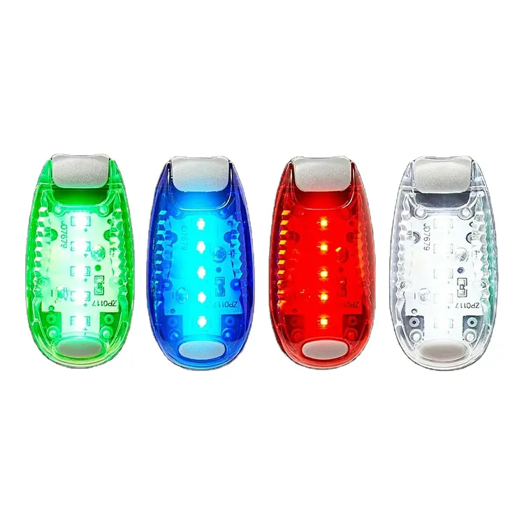 Lumières stroboscopiques LED, 6 Modes d'éclairage, Clip de nuit, sécurité, Jogging, course à pied, lumières
