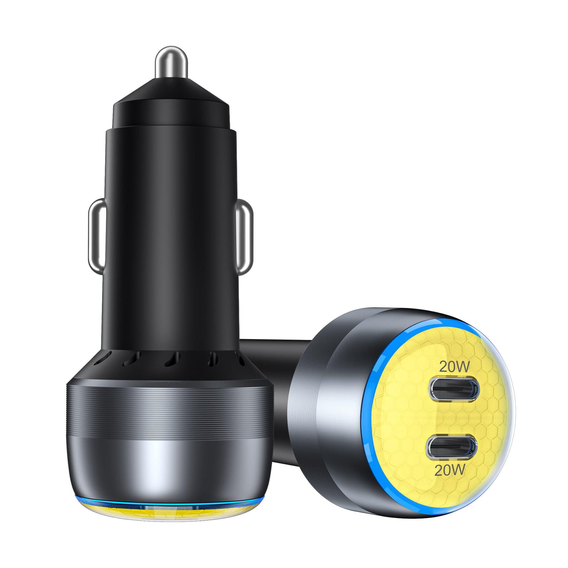 2C 40W Fast Car Charger