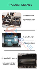 เครื่องบดพลาสติกประสิทธิภาพสูง 30kw รีไซเคิลสายซักผ้า / pp / pe เครื่องรีไซเคิลพลาสติก 3 ใน 1 - Product Image 4