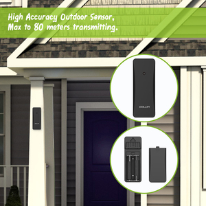 BALDR B0666 Digital Wireless Sensor In/Outdoor Temperature Humidity <strong>Forecast</strong> Weather <strong>Forecast</strong> - Product Image 6