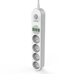 LDNIO SE4432 güç şeridi 5V/3.4A 4usb güç çıkışı gömme montaj avrupa fiş uzatma soketi - Product Image 1