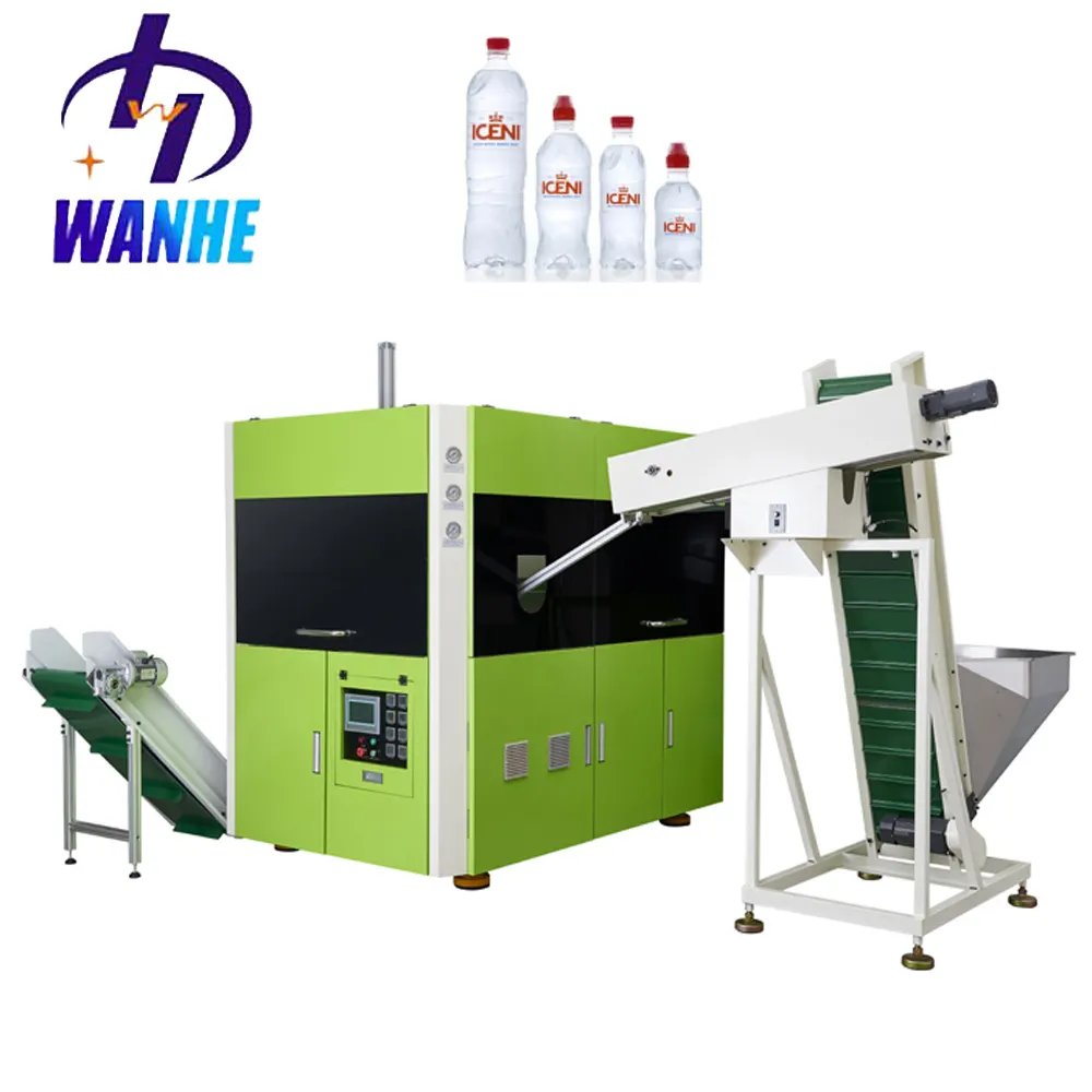 WANHE Soncap Automatic Pet Plastic Bottle Blowing Machine Blow Moulding Machine For Pet Bottle Cavity Making Machine