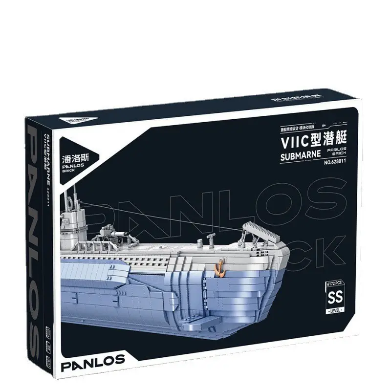 628011 compatibile legoings militare VIIC U-552 sottomarino Building Blocks mattoni giocattoli bambini regali di natale 6712 pz/set