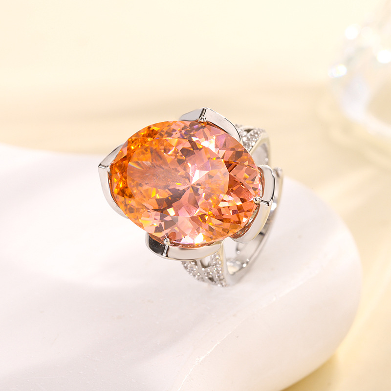 Bague papalacha taille ouverte Platinum Bird's Nest