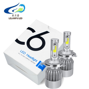 หลอดไฟหน้ารถยนต์ Led C6,ไฟหน้ารถมอเตอร์ไซด์36W 12V ลำแสงคู่ H4 H7 H3 H11 9005 9004 9006 9007สีขาว - Product Image 2