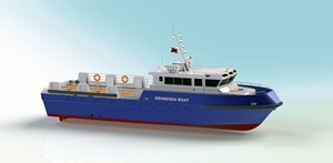 Dubai'de satılık deniz uygulamaları için Inboard motor çalışma gemisi ile Grandsea 70ft alüminyum mürettebat botu - Product Image 2