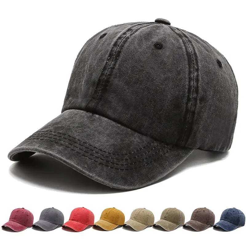 Gorra de béisbol con Logo personalizado, sombrero de béisbol estilo vaquero bordado, estilo americano