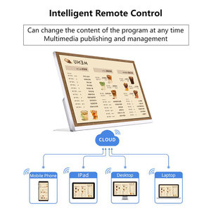 27 "HD Màn hình LCD kỹ thuật số Bảng <span class=keywords><strong>menu</strong></span> nhà hàng cảm ứng đặt hàng màn hình cho quảng cáo kỹ thuật số <span class=keywords><strong>menu</strong></span> signage - Product Image 6