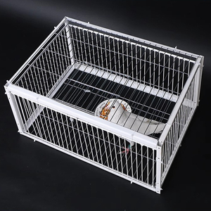 4 Door Auto Trap Bird Cage Rabbit Mouse Cage <strong>Entry</strong> Only and No Exit Encrypted Automatic Pigeon Collecting Tool with Skylight - Product Image 4