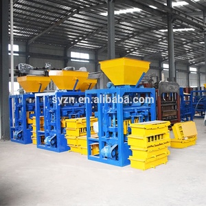 QTJ4-24混凝土标准实心砌块模具制造机路障厂家直销 - Product Image 3