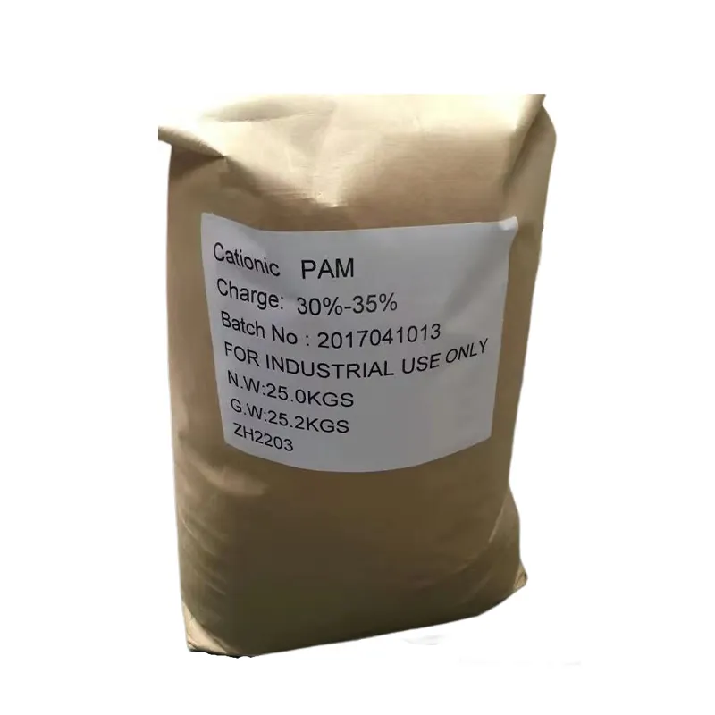 Poliacrilamida catiónica Pam de alta pureza
