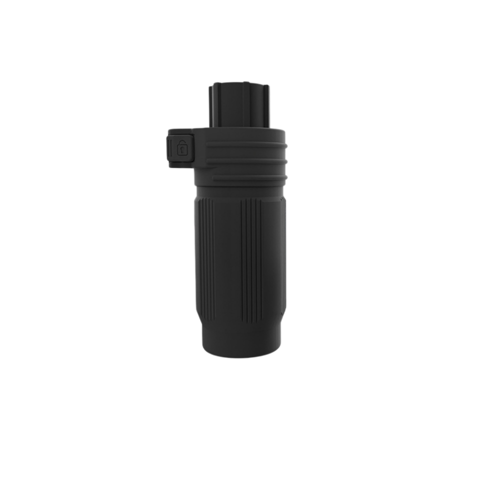 150A 200A Straight Plug Thread Type Plug Black