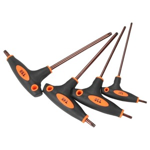 Torx Allen anahtarı t-şekilli iç altıgen Mega boyutlu tornavida tek çiçek orta delik metrik iç Hex tuşları - Product Image 1