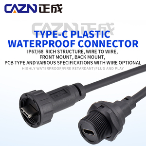 Không thấm nướ<span class=keywords><strong>c</strong></span> loại <span class=keywords><strong>C</strong></span> ren Nam đến Nam 20Gbit/S <span class=keywords><strong>c</strong></span>ắm thẳng phiên bản 3.0/3.2 0.5M 1m 2m - Product Image 2