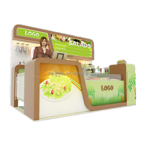 Trái cây tươi salad kiosk Mall Ice Cream & nước trái cây gian hàng hiển thị kiosk thiết kế ý tưởng cho bán - Product Image 4