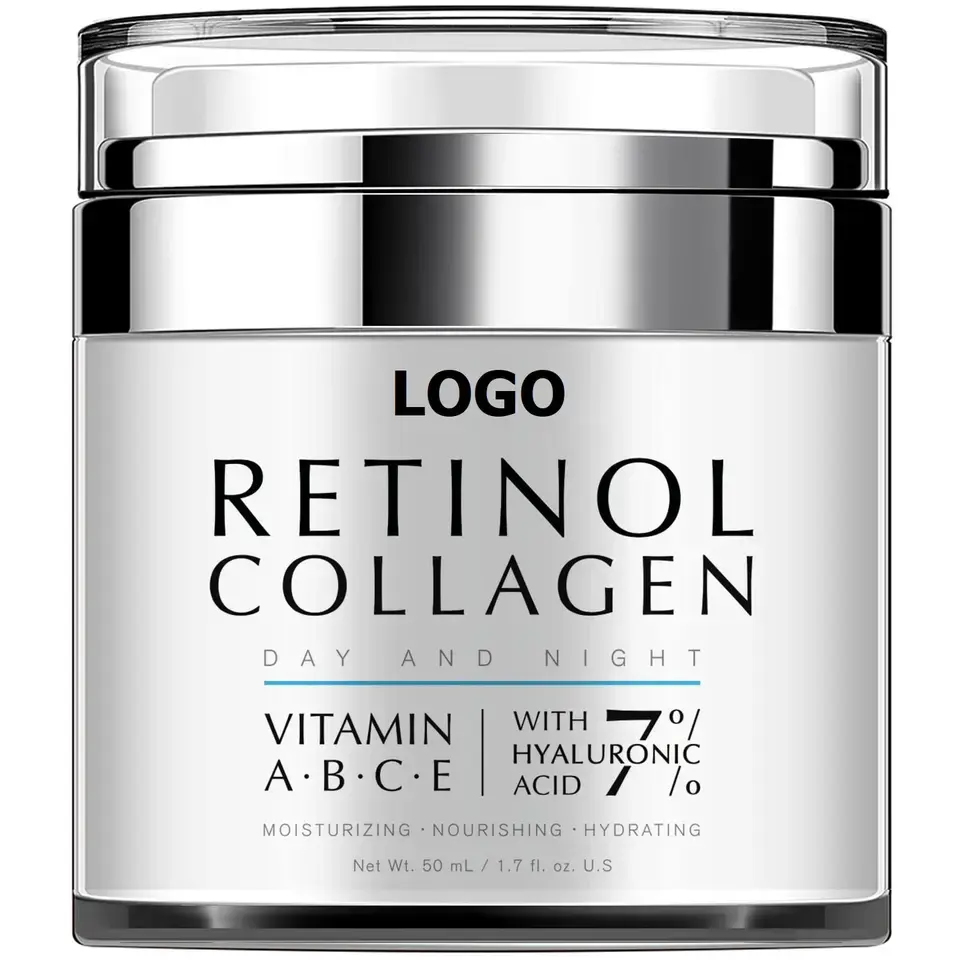 Logotipo personalizado Anti-envejecimiento Blanqueamiento Belleza Crema facial Retinol Crema facial para hombres