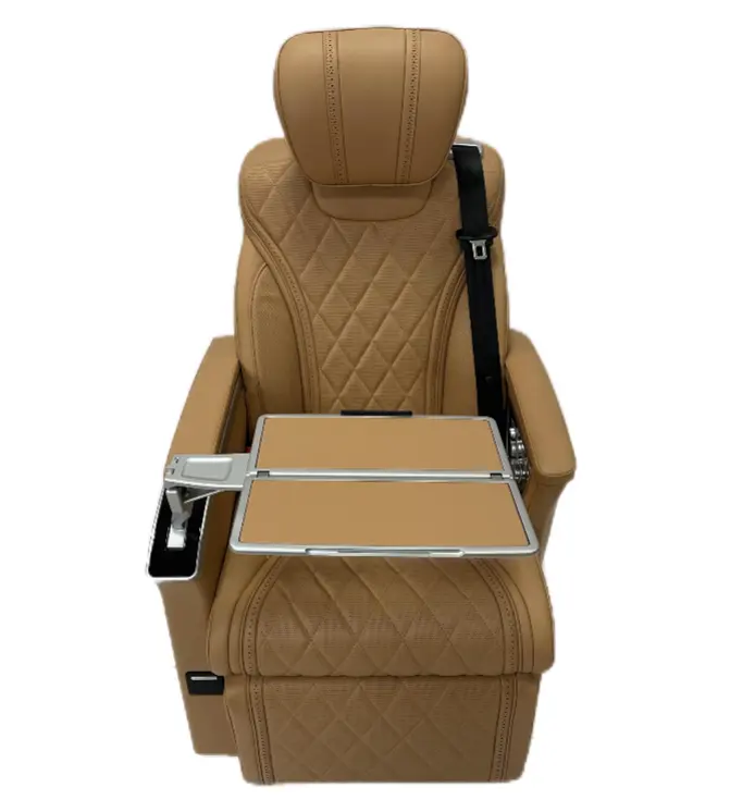 OEM kursi Van VIP mewah pemanas berputar listrik untuk Tuning MPV VAN RV karnaval Sprinter Metris Alphard Coaster Hiace