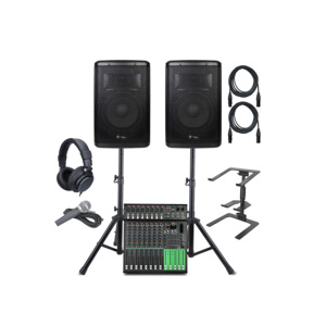 精度专业音频DJSET001专业扬声器，包括DJ双15英寸音响设备 - Product Image 1