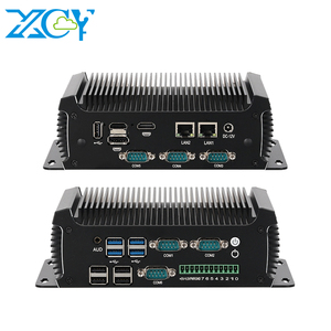Промышленный ПК XCY Intel N97 DDR4 M.2 SSD 2 LAN 6 RS232 COM HD DP MiniPC Win10 Linux Безвентиляторный мини-компьютер - Product Image 1